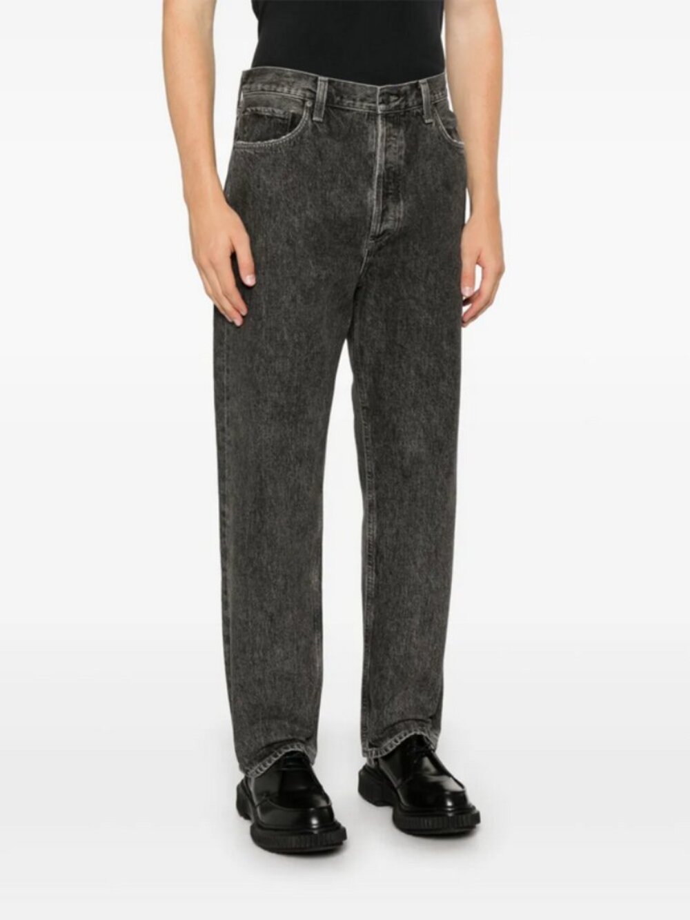 Agolde Men's Grey Jeans In Regenerative Cotton Denim - Size 33